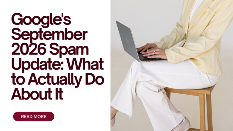 Google's September 2026 Spam Update: What to Actually Do About It
